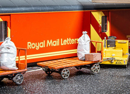 Platform Mail Trolleys - TT:120 Scale (Pack of 6)