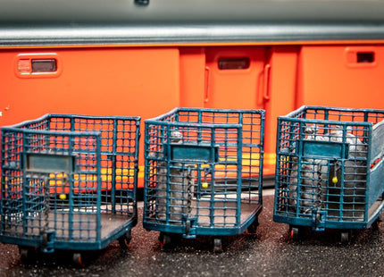 Brute Trolleys - TT:120 Scale (Pack of 3)