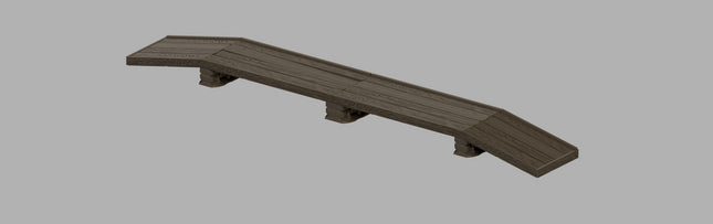 Wooden Halt (009 Gauge)