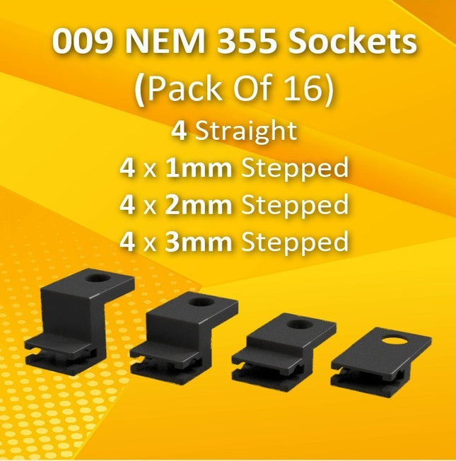 N/TT/009 Narrow Gauge NEM 355 Sockets (Pack Of 16)