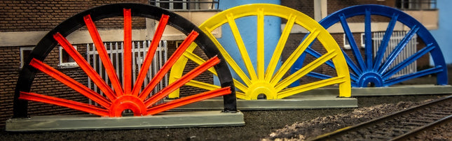 Miner's Memorial Pit Head Wheel (OO Gauge)