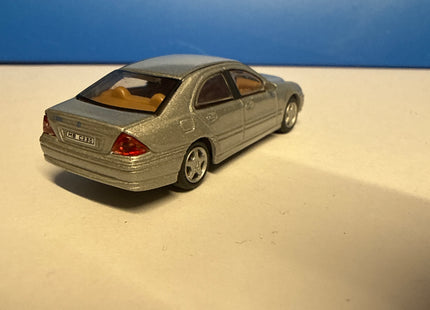 OO Gauge - Silver Mercedes C Class - Hongwell 1/76 Scale