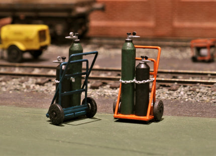 Welder Bottle Trolley - N Gauge