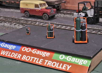 Welder Bottle Trolley - N Gauge