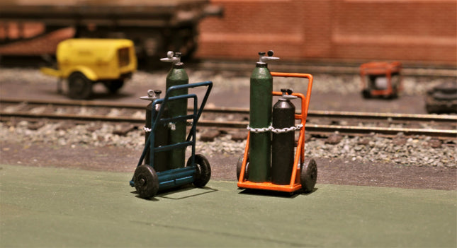 Welder Bottle Trolley - TT:120 Scale