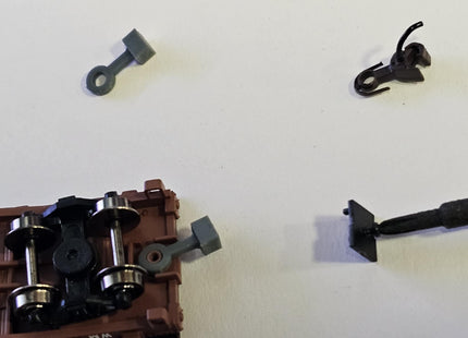Hunt Magnetic Couplings ELITE - Centershank 7mm Couplings - N Scale 5 Pairs - N Gauge