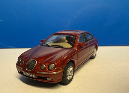OO Gauge - Hongwell Red Jaguar S-Type - 1:76 Scale