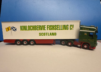 OO Gauge - DAF 105 (SS) Fridge "Kinlochbervie". Ltd Ed of 2000 - Oxford 1/76 Scale