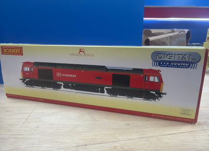 Hornby Class 60 DB Schenker Red Dowlow 60044 DCC Sound TTS ** Missing Buffer** R3605TTS