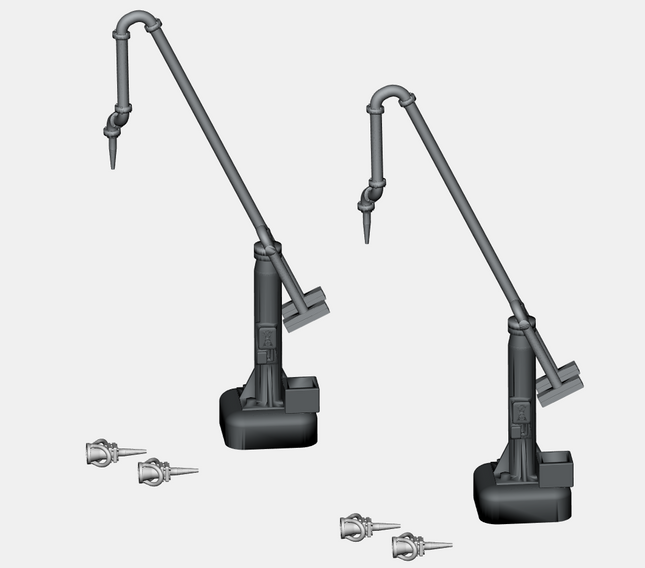 Fuel Boom Kit for Fuelling Points - Pack of 2 (OO Gauge)