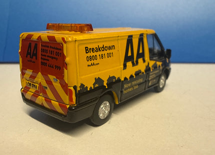 OO Gauge - Ford Transit 2006 SWB Low Roof AA - Oxford 1/76 Scale