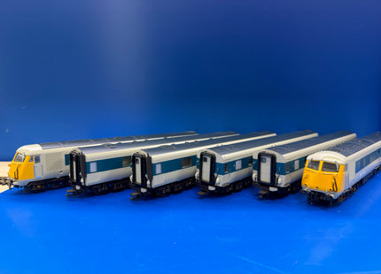 Bachmann WESTERN PULLMAN SIX CAR UNIT BRITISH RAIL BLUE/GREY - DCC Ready *Unboxed*. (1037)