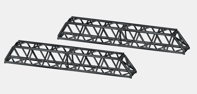 E11-10 - N-Gauge OHLE - Mk1 Additional Short 45mm Spans (Pack of 2) for Type A & B Structures