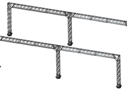 E11-31 - N Gauge Mk1 OHLE Type B Platform Structure Bundle Pack (Double 2-Track Structures - Pack of 2)