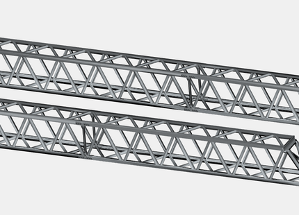 E11-8 - N-Gauge OHLE - Mk1 Additional 78mm Spans (Pack of 2) for Type A Platform Structures
