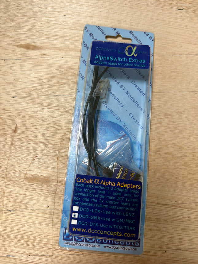 DCC Concepts Cobalt Alpha Lead DCD-GMX For Use With Gaugemaster Prodigy