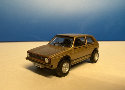 OO Gauge - Copper Brown VW Golf GTI - Oxford 1/76 Scale