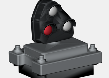 SG15 - Dummy Ground Shunting Signals Kit - Pack of 3 with Lenses (OO Gauge)