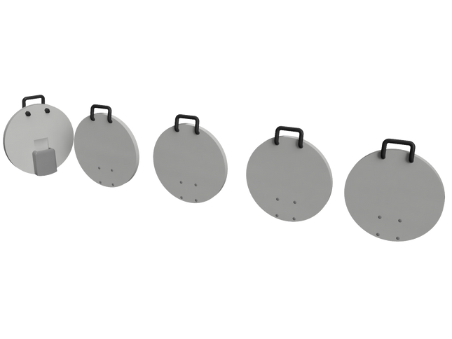 BR (Southern Region) / Southern Railway Headcode Discs - O Gauge (Pack of 5)