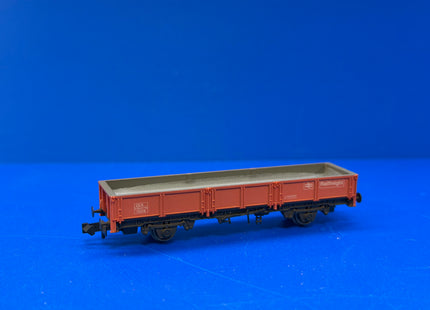 Graham Farish OCA Dropside Open Wagon BR Rail Freight Red - 377-551B (1000)
