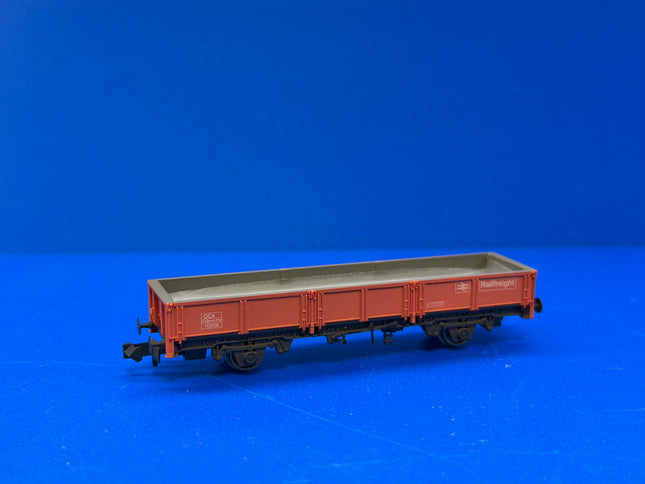 Graham Farish OCA Dropside Open Wagon BR Rail Freight Red - 377-551B (1000)