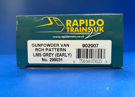 Rapido Gunpowder Van LMS Grey - No.299031 (1010)