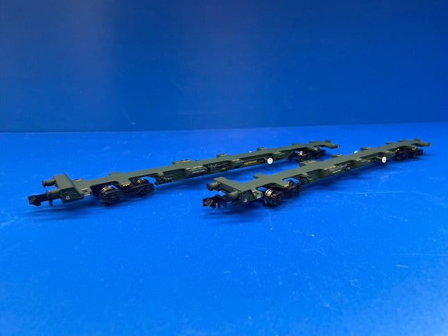 Dapol N Gauge - FEAB Spine Wagon Twin Pack (1012)