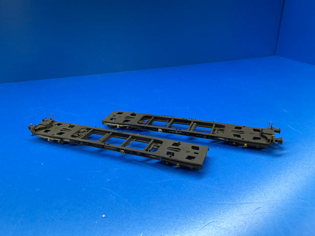 Dapol N Gauge Megafret Wagon Twin Pack Weathered (1014)