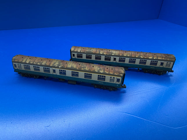 Graham Farish BR MK1 Coach Twin Pack - Works Test Train - Weathered (1015)