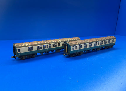 Graham Farish BR MK1 Coach Twin Pack - Works Test Train - Weathered (1015)