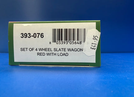 Bachmann 009 Narrow Gauge Triple Pack 4 Wheel Slate Wagons With Loads (1021)