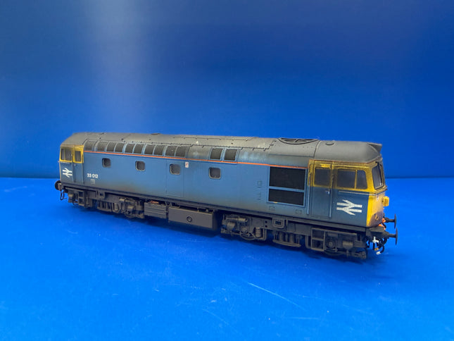 Heljan Class 33 v3 BR Blue Weathered 33012 - 3450 - DCC Fitted (1024)