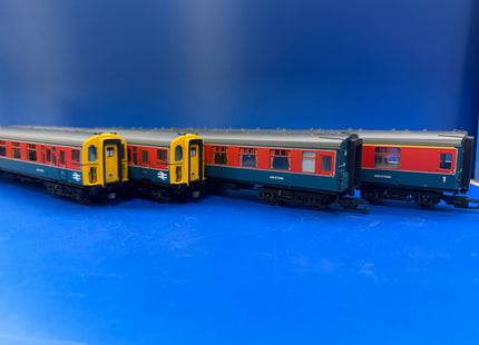 Test Train Bundle Bachmann Class 438 4TC coach pack RTC & Heljan Class 33 Fitted With Eurostar Bogies @ Pipe Detailings - Both DCC Fitted (