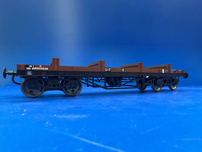 Dapol Bogie Bolster Wagon BR923528 Bauxite - O Gauge (1032)