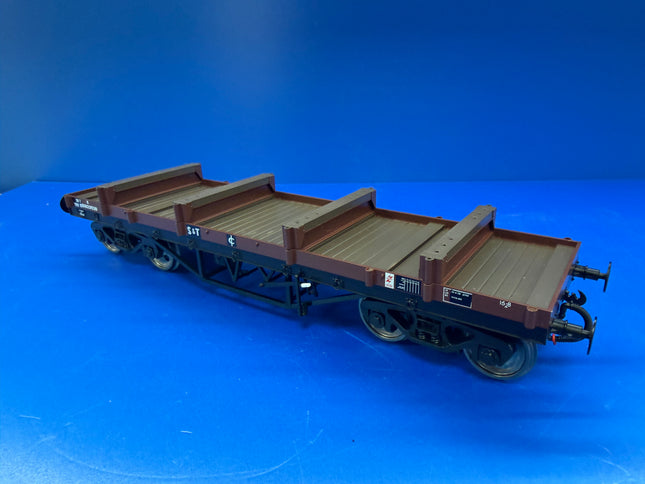 Dapol Bogie Bolster Wagon BR923528 Bauxite - O Gauge (1032)
