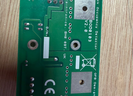 Traintronics DCC Block Occupancy Detector Board, output led when a block section is occupied