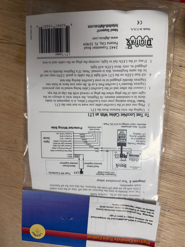 Digitrax Decoder & Loconet Cable Tester