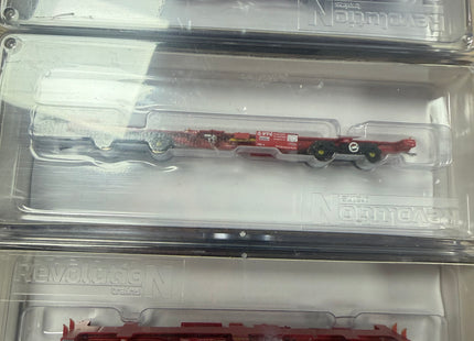 Revolution FWA Ecofret Container Flags N Gauge DB Red triple pack