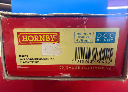 Hornby Class 67 67001 Weathered, DCC Fitted R3040