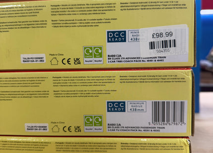 Hornby BR Class 370 APT Coach Set For 14 car formation, For Sets 37001/2 - 4 Boxes