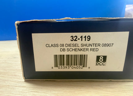 Bachmann Class 08 DB Schenker Red 08907 DCC Fitted