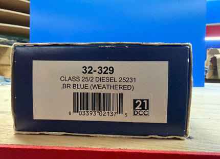Bachmann Class 25 25231 - 32-329 BR Blue Weathered