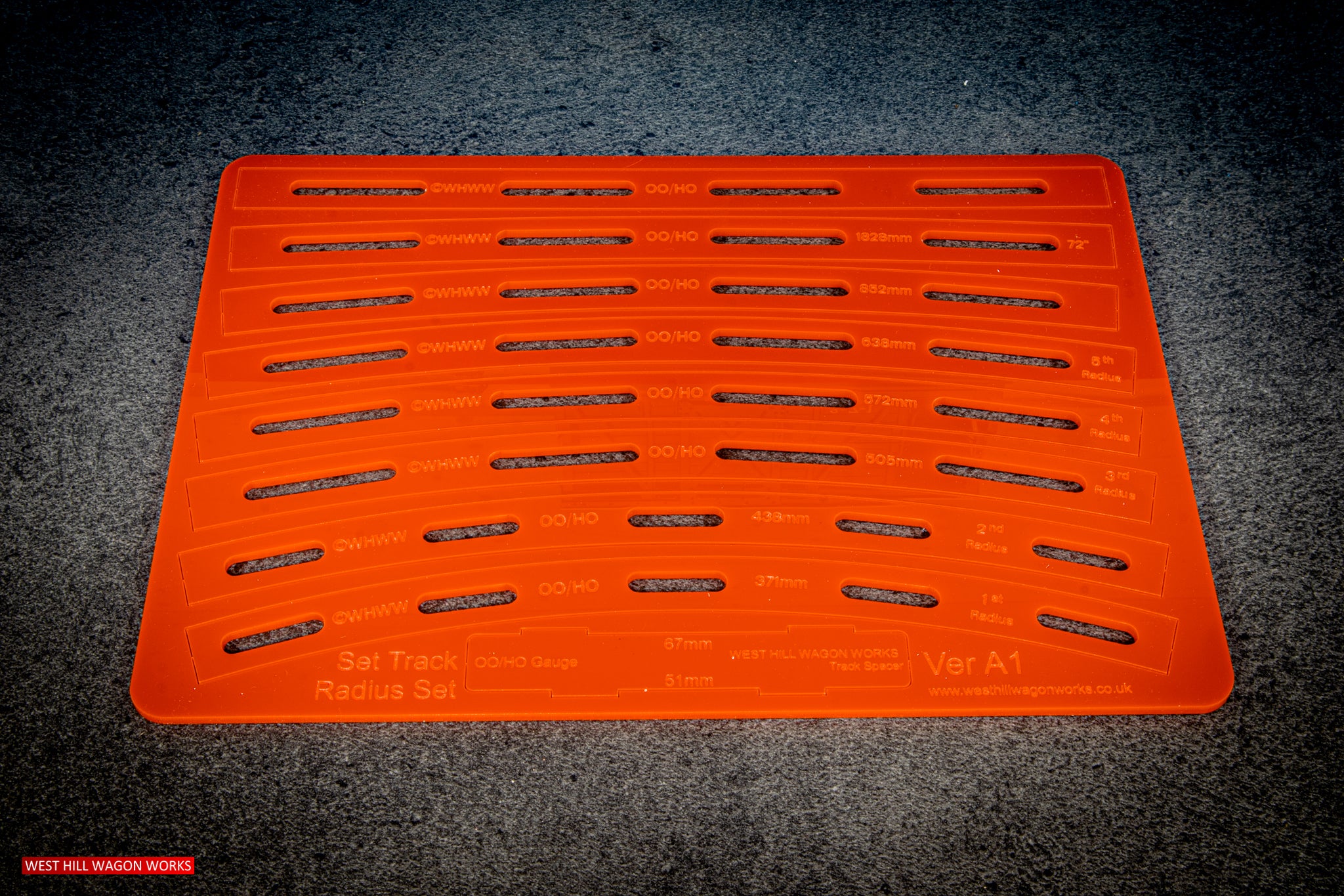 Guide Tralk Set OO/HO Gauge Track Guide Templates - Standard Set (Code 75/83/100 ...