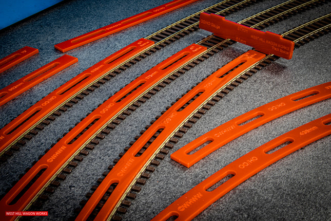 OO/HO Gauge Track Guide Templates - Standard Set (Code 75/83/100)