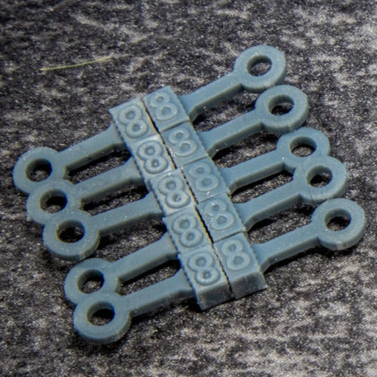 Hunt Magnetic Couplings ELITE - Centershank 8mm Couplings - N Scale 5 Pairs - N Gauge