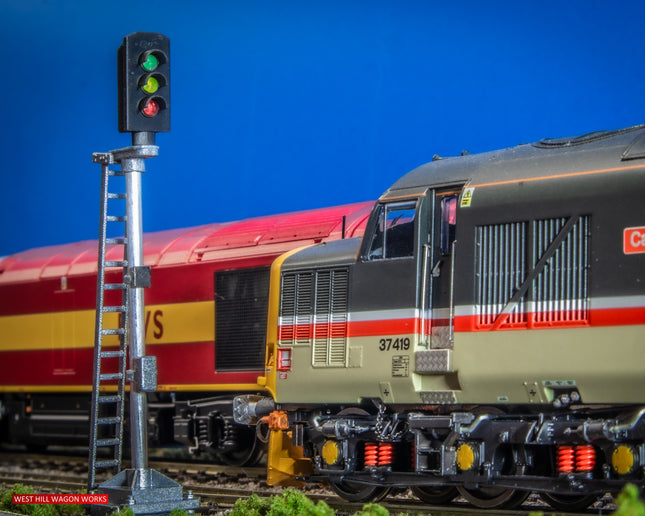 SG11 - Single Post Signal Kit with 3 Aspect Dummy Signal Head (OO Gauge)