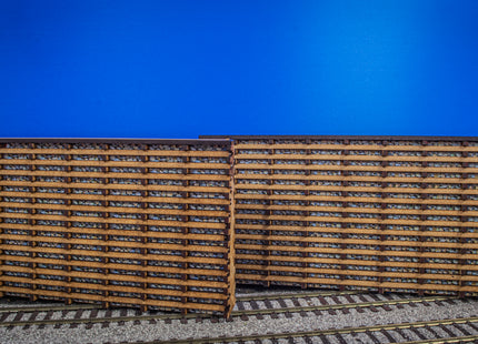 Wooden Crib Tall Retaining Wall Kit 8cm high x 40cm length Kit K53 (OO Gauge)
