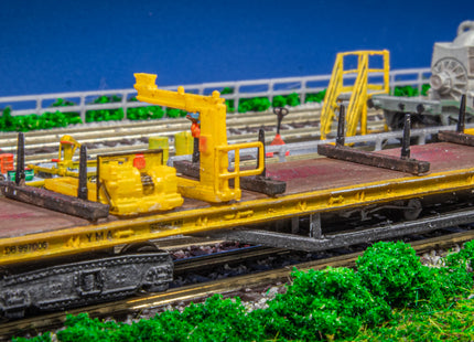 N Gauge Salmon Wagon Cranes, Bolsters and Stanchions Pack for up to 3 Wagons
