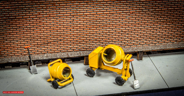 Cement Mixers - OO Gauge (Pack of 2)