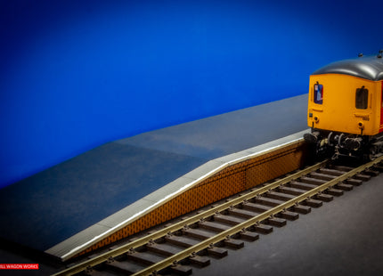 Single Sided Brick Type Platform Kit - Straight Section - O Gauge